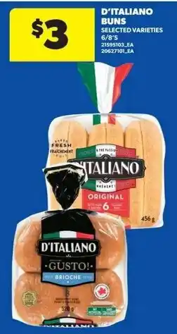 Real Canadian Superstore D'italiano buns offer