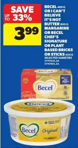 Real Canadian Superstore Becel butter offer