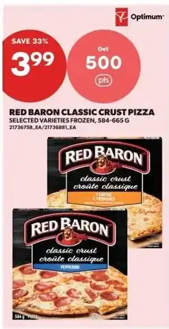 Real Canadian Superstore Red Baron classic crust pizza offer
