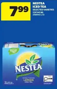 Real Canadian Superstore Nestea iced tea selected varieties offer