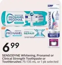 Safeway Sensodyne Whitening, Pronamel or Clinical Strength Toothpaste offer