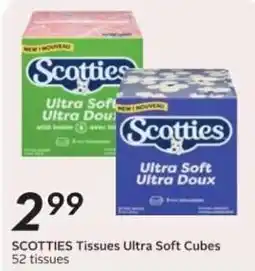 Safeway Scotties Tissues Ultra Soft Cubes offer