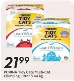 Safeway Purina Tidy Cats Multi-Cat Clumping Litter offer