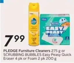 Safeway Pledge furniture cleaners offer