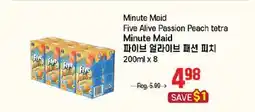 Galleria Supermarket Minute Maid Five Alive Passion Peach tetra offer