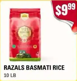 Atiya's Fresh Farm Razals basmati rice offer