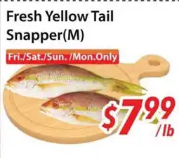 Bestco Food Mart Fresh Yellow Tail Snapper(M) offer