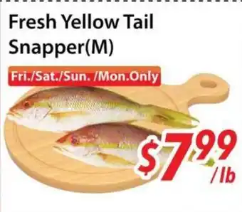 Bestco Food Mart Fresh Yellow Tail Snapper(M) offer