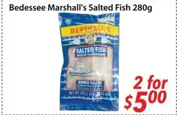Bestco Food Mart Bedessee Marshall's Salted Fish offer