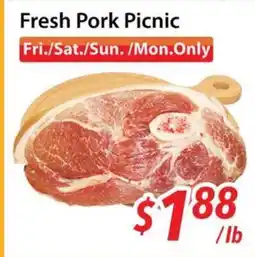 Bestco Food Mart Fresh Pork Picnic offer