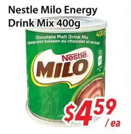 Bestco Food Mart Nestle Milo Energy Drink Mix offer