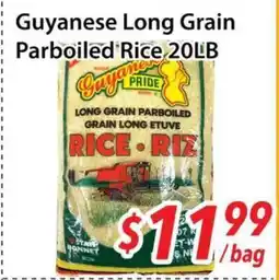 Bestco Food Mart Guyanese Long Grain Parboiled Rice 20LB offer