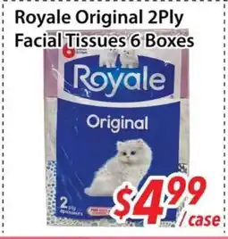 Bestco Food Mart Royale Original 2Ply Facial Tissues 6 Boxes offer