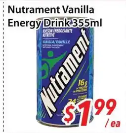 Bestco Food Mart Nutrament Vanilla Energy Drink offer