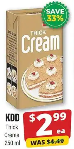 Iqbal Foods Kdd thick creme offer