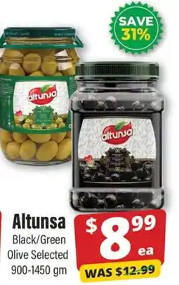 Iqbal Foods Altunsa black/green olive selected offer