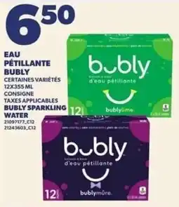 Provigo Bubly water offer