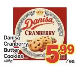 T&T Supermarket Danisa cranberry butter cookies offer