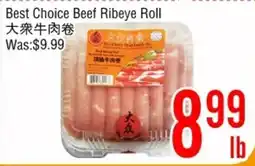 Fresh Value Best Choice Beef Ribeye Roll offer