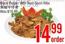 Fresh Value Black Pepper With Beef Short Ribs offer