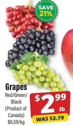 Iqbal Foods Grapes offer