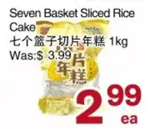 First Choice Supermarket Seven Basket Sliced Rice Cake offer
