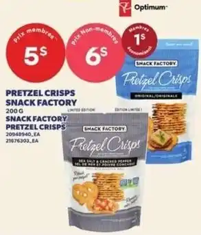 Snack Factory pretzel crisps