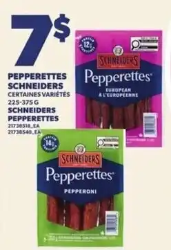 Provigo Schneiders pepperettes offer