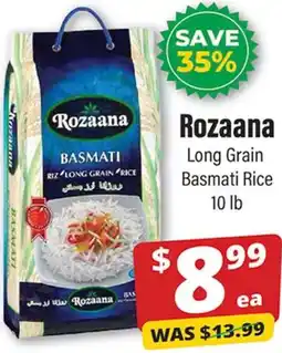 Iqbal Foods Rozaana long grain basmati rice offer