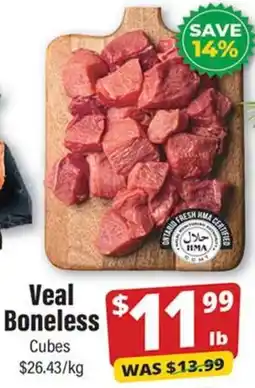 Iqbal Foods Veal Boneless Cubes offer