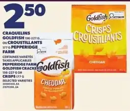 Provigo Goldfish crisps croustillants offer