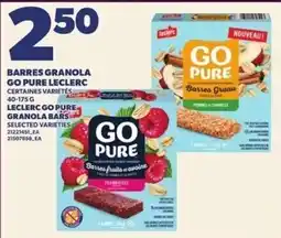 Provigo Go Pure granola bars offer