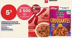 Provigo Kellogg's premium cereal offer