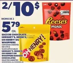 Provigo Sacs de chocolats Hershey's, Reese's, Oh Henry! ou Whoppers certaines variétés offer