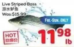 Foody Mart Live Striped Bass offer