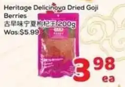 Foody Mart Heritage Delicinova Dried Goji Berries offer