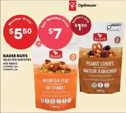 Loblaws Basse nuts selected varieties offer