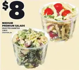 Loblaws Medium premium salads offer