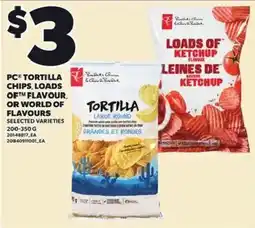 Loblaws PC tortilla chips offer