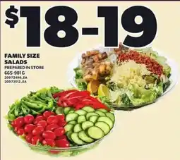 Loblaws Family size salads offer