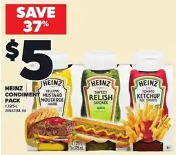 Loblaws Heinz condiment pack offer