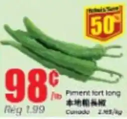 Btrust Supermarket Piment fort long offer