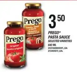 Loblaws Prego pasta sauce selected varieties offer
