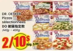 Btrust Supermarket Dr. Oetker pizzas selectionnees offer