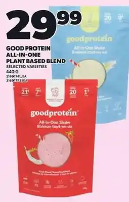 Loblaws goodprotein all-in-one shake offer