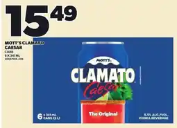 Loblaws Mott's Clamato Caesar offer