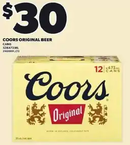 Loblaws Coors original beer offer