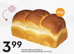 Sobeys Maritime Brown, Potato or Newfoundland Style Bread offer