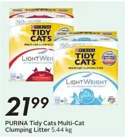 Sobeys Purina Tidy Cats Multi-Cat Clumping Litter offer