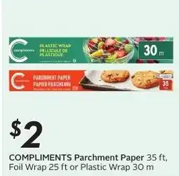 Sobeys Compliments Parchment Paper offer